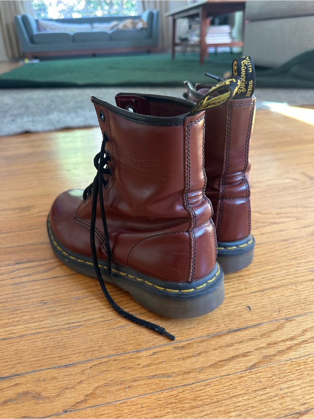 Dr. Martens Cherry Red 1460 boot UK 5 / US Men 6 / US Women 7 - Picture 3 of 10